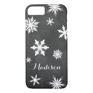 Funda para iPhone 7 monograma de Chalkboard