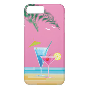 Funda para iPhone 7 Plus Cocktails Tropical