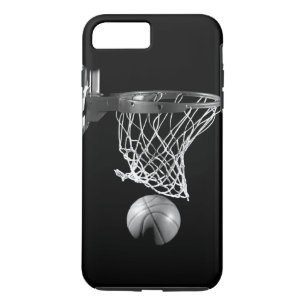 Funda para iPhone 7 Plus de Baloncesto Blanco y Ne