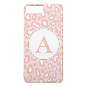 Funda para iPhone 7 Plus de monograma de leopardo