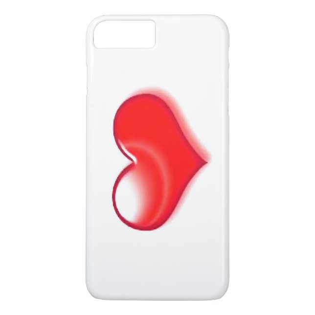 Funda para iPhone 7 Plus Red Heart (Reverso)