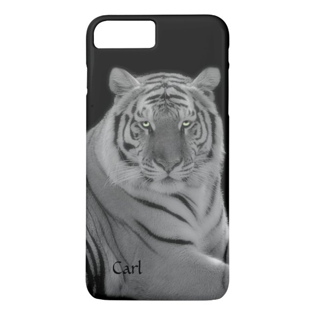 Funda para iPhone 7 Plus White Tiger Photograph (Reverso)