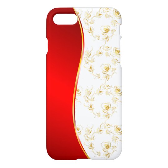 Funda Para iPhone 8/7 El oro subió el falso modelo del brillo en el oro