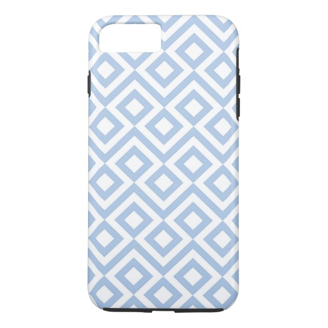 Funda para iPhone 8/7 Plus azul claro y blanco (Reverso)