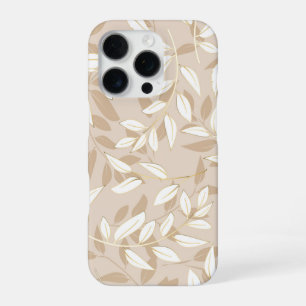 Funda Para iPhone 16 Pro A seamless pattern featuring stylized leaves