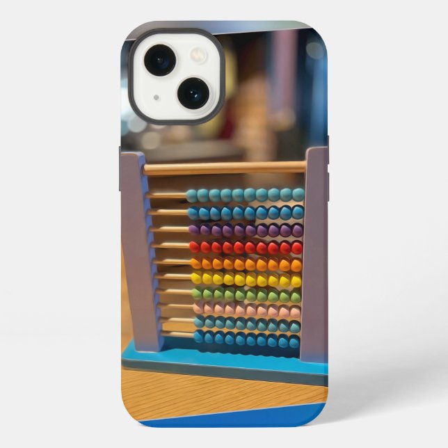 Funda Para iPhone Ábaco primera computadora (Reverso )