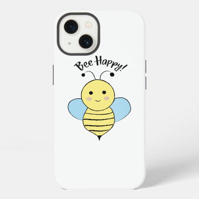Funda Para iPhone Abeja Feliz (Reverso )