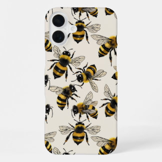 Funda Para iPhone 16 Plus Abejas