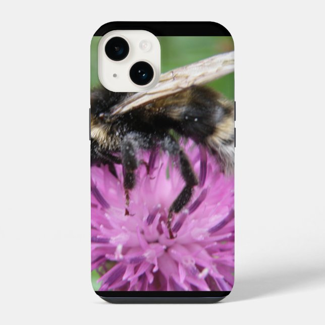 Funda Para iPhone Abejorro en un Cardo (Reverso )