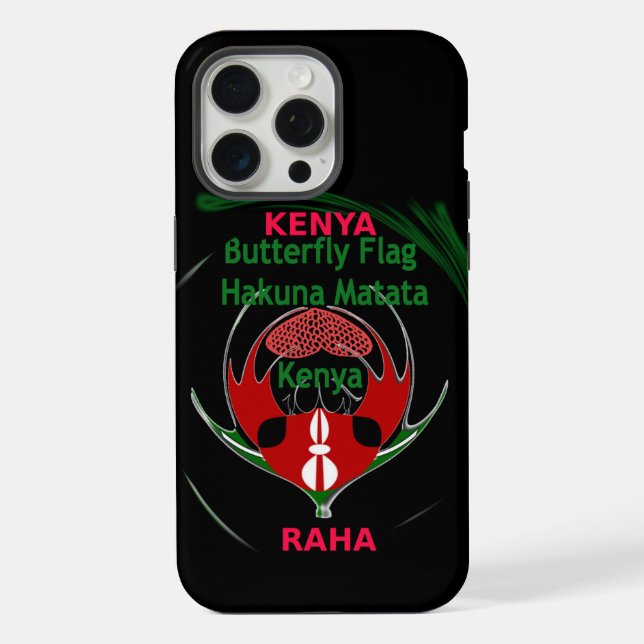 Funda Para iPhone Abra el orgullo keniano con estilo (Reverso )