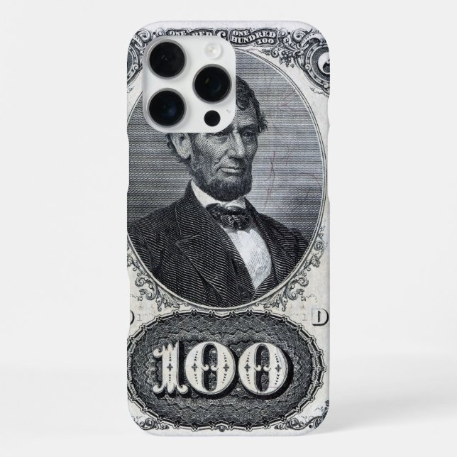 Funda Para iPhone Abraham Lincoln (Reverso )
