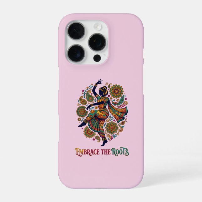Funda Para iPhone Abraza el baile de raíces (Reverso)