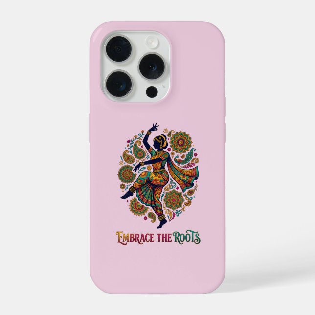 Funda Para iPhone Abraza el baile de raíces (Reverso )