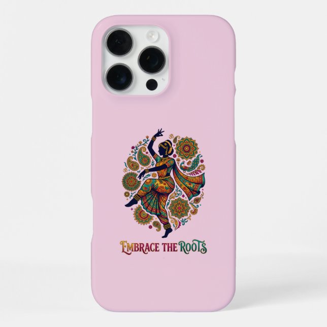 Funda Para iPhone Abraza el baile de raíces (Reverso )