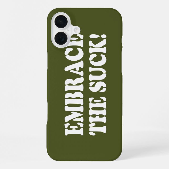 FUNDA PARA iPhone ¡ABRAZCA EL SUCK! (Reverso )