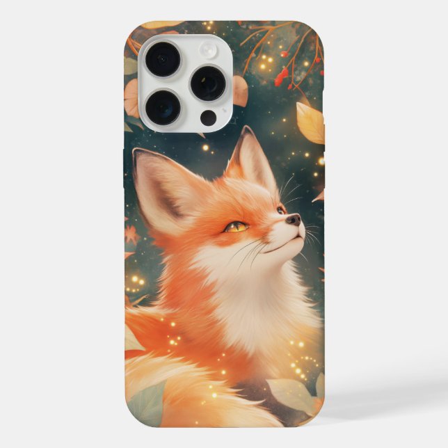 Funda Para iPhone Abrazo de Otoño de Zorro (Reverso )