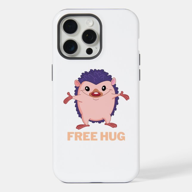 Funda Para iPhone abrazo gratis erizo (Reverso )