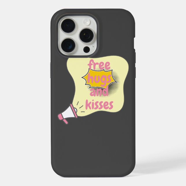 Funda Para iPhone abrazos y besos libres (Reverso )