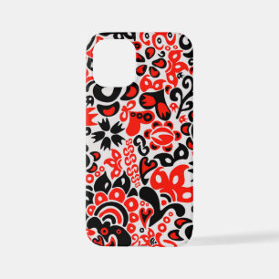 Funda Para iPhone 12 Mini Abrupción del patrón floral del arte folklórico ét