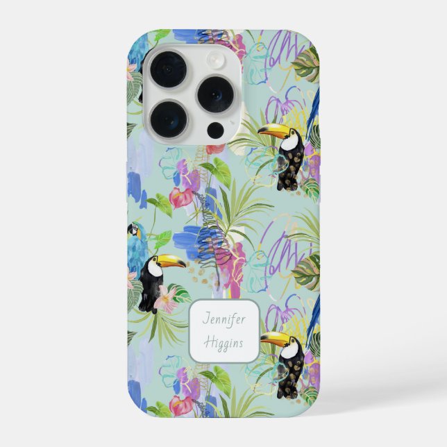 Funda Para iPhone Abstracciones Tropicales (Reverso )