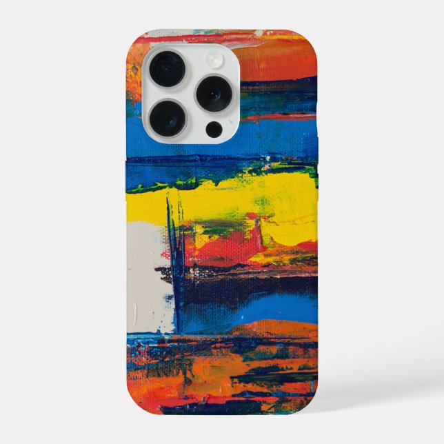 Funda Para iPhone Abstract Art (Reverso )