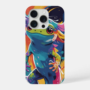 "Abstract Axolotl – Colorful Modern Art Design
