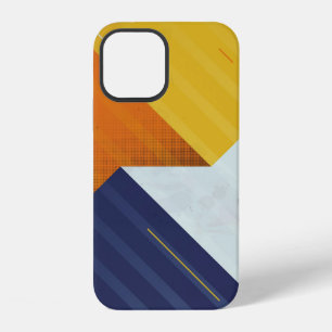 Funda Para iPhone 12 Abstract Background. Grunge texture. Triangle geo