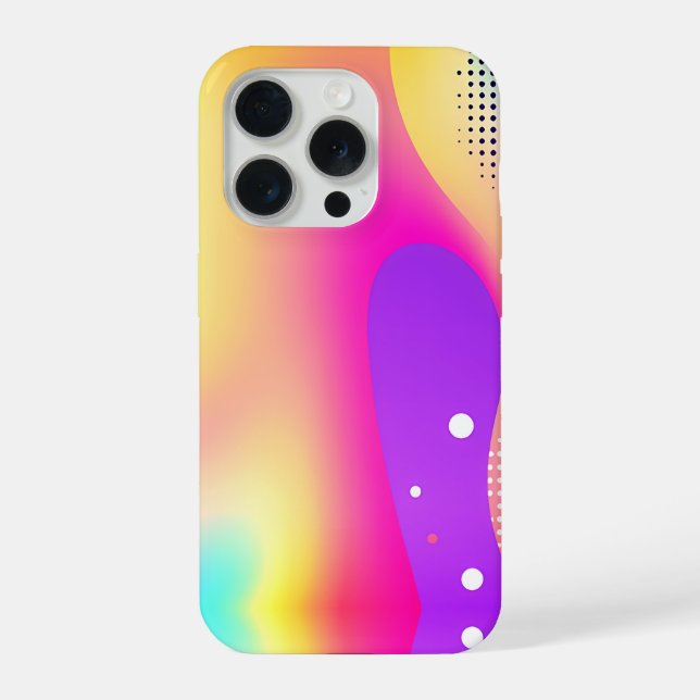 Funda Para iPhone Abstract Colorful Pop Art Gradient Mug (Reverso )