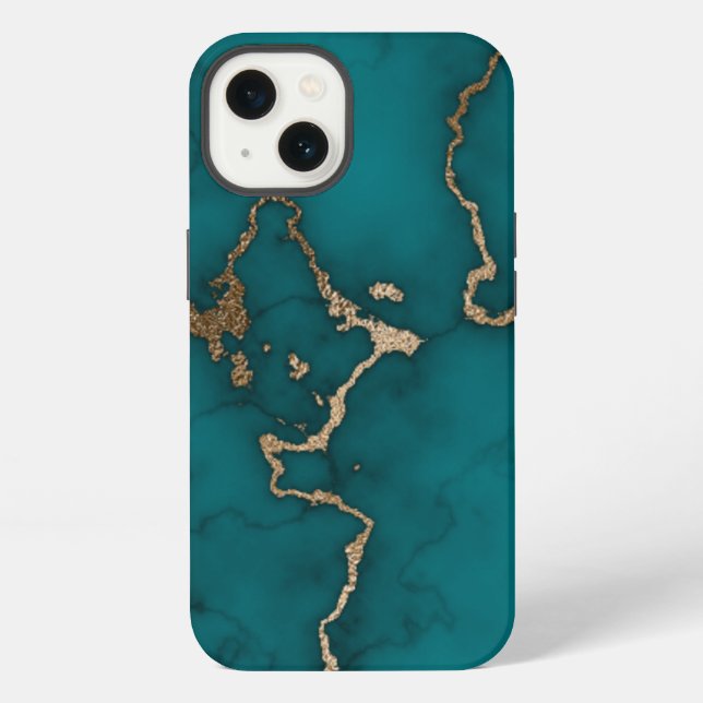 Funda Para iPhone Abstract Marble illustration Cute (Reverso )