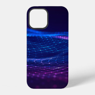 Funda Para iPhone 12 Abstract polygonal space low poly dark background