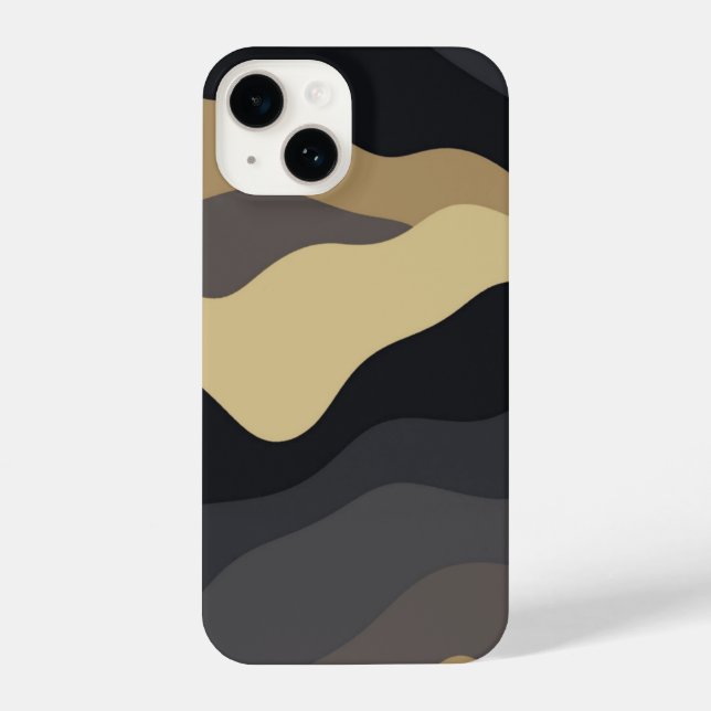 Funda Para iPhone Abstract Wave Phone Case  (Reverso )