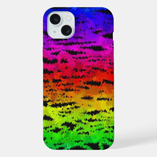 Funda Para iPhone Abstracto colorido (Reverso )