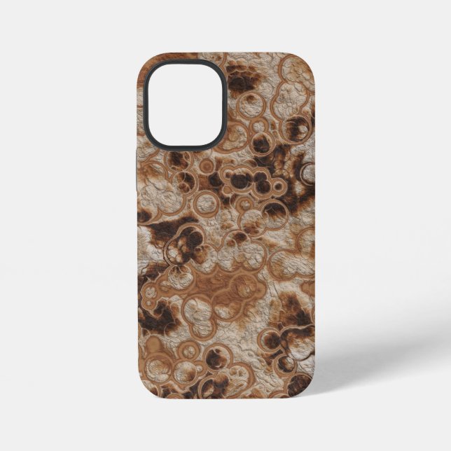 Funda Para iPhone abstracto de metal oxidado (Reverso )