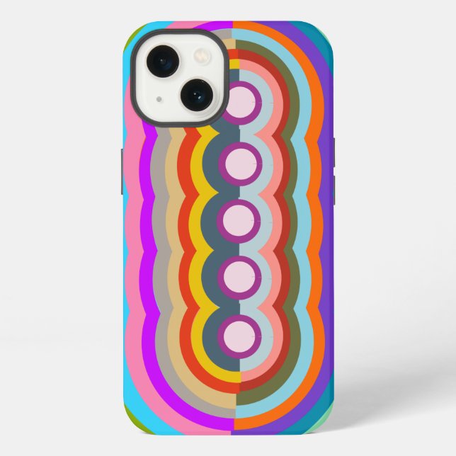 Funda Para iPhone Abstracto de nuevo (Reverso )