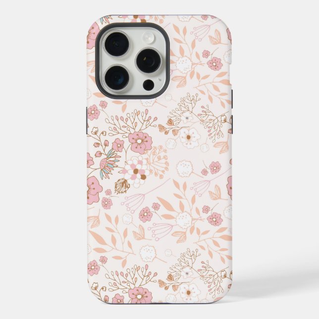 Funda Para iPhone Abstracto Floral (Reverso )