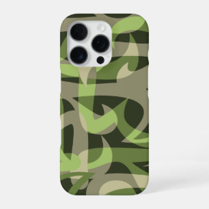 Funda Para iPhone 16 Pro Abstracto Retro Psicodélico de Autopista