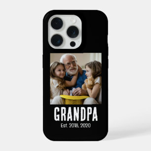 Abuelo Est. Foto de texto grunge blanco