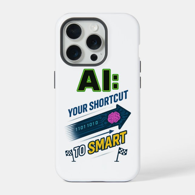 Funda Para iPhone Acceso directo a inteligencia artificial inteligen (Reverso )