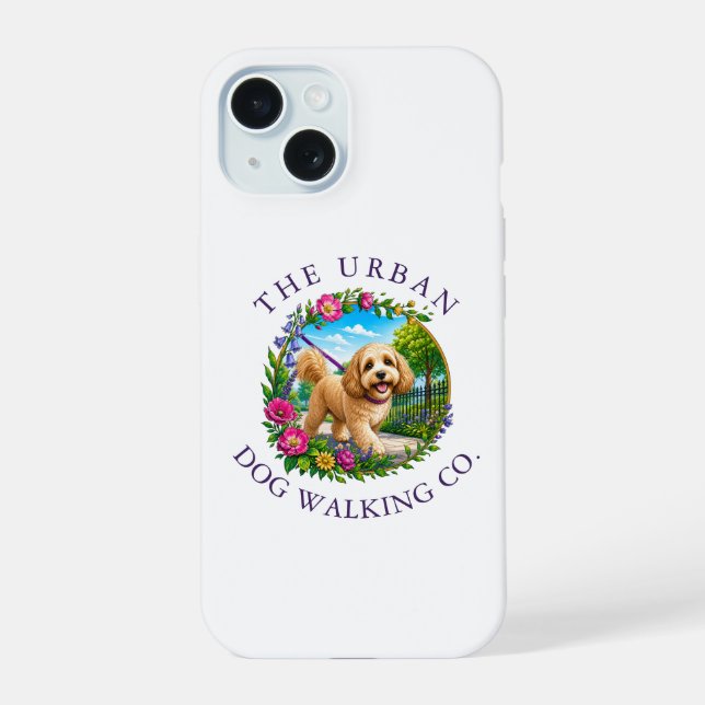 Funda para iPhone Accesorio de Paseo de Perro Cock (Reverso )
