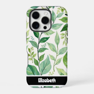 Funda Para iPhone 16 Pro Accesorio para teléfono inteligente con follaje pi