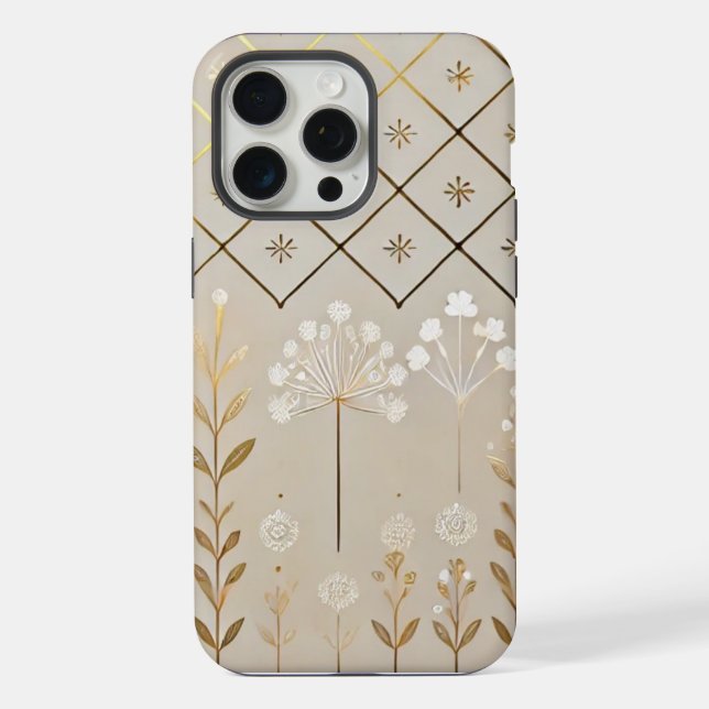 Funda Para iPhone Accesorios de Murugi Dandelion dorado (Reverso )