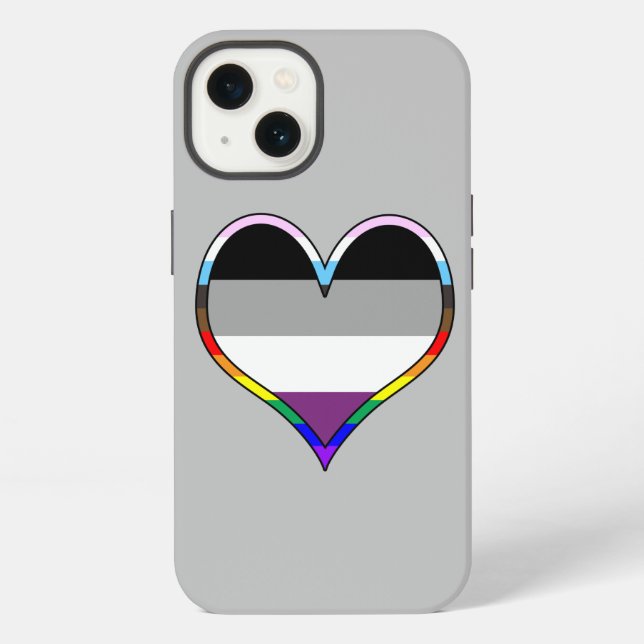 Funda para iPhone Ace Pride Heart Case-Mate (Reverso )