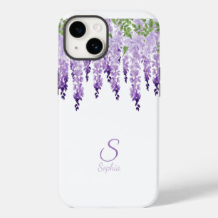 Funda Para iPhone 14 Acrílico de glicina personalizado con monograma