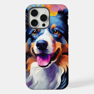 Acuarela de cachorro soleado feliz