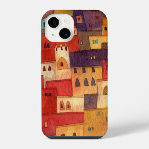Funda Para iPhone 14 Acuarela de Marruecos