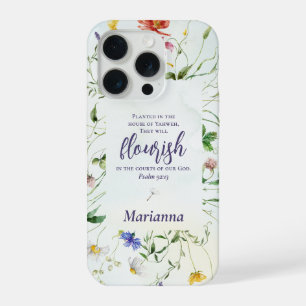 Acuarela Escritura de Flor Silvestre Personalizada