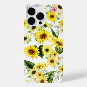 Funda Para iPhone 14 Pro Max Acuarela Girasol 7