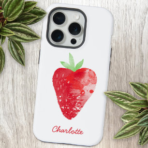Acuarela Personalizada de Fresa