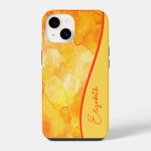 Acuarela personalizada de Naranja amarillo