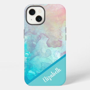 Acuarela turquesa personalizada